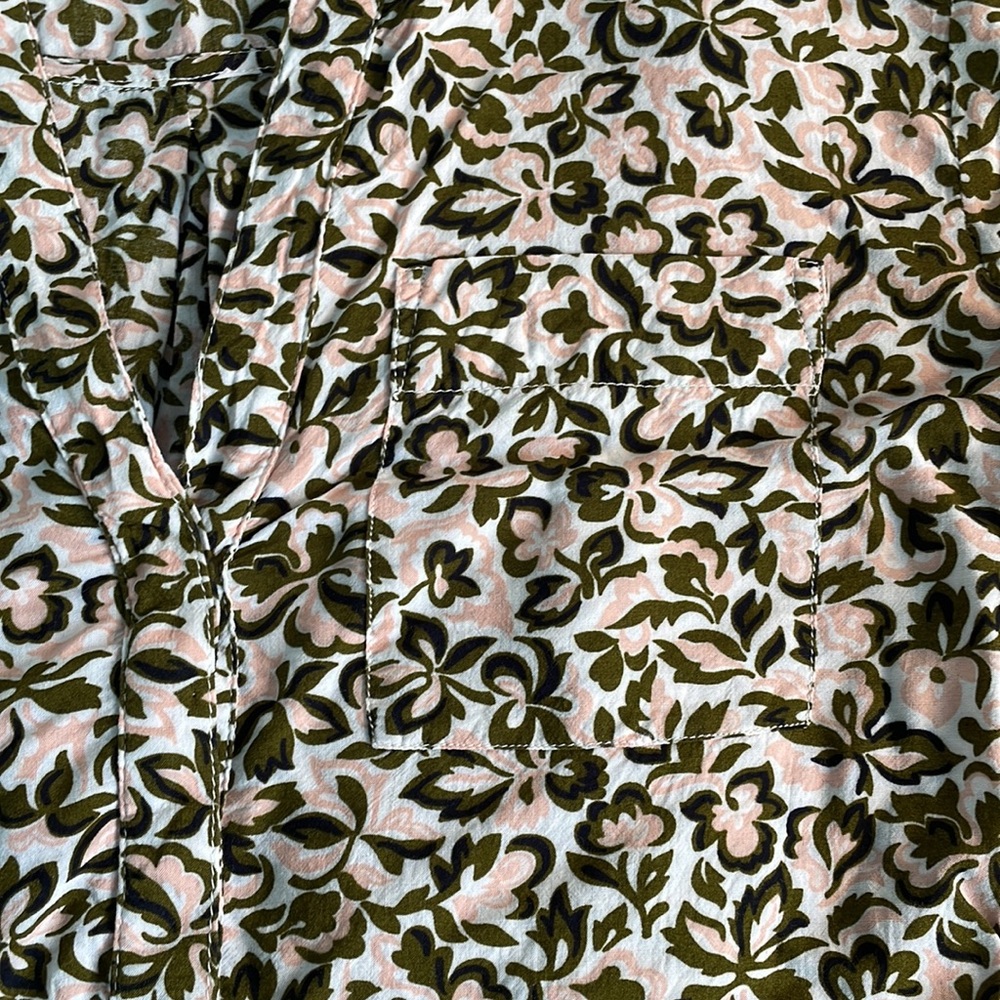 Anne Taylor Floral-Print Blouse - XS - Picture 3 of 4